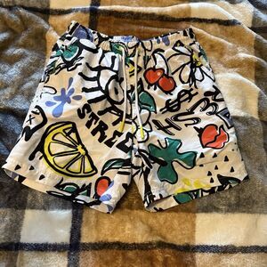 No Boundaries Elastic Lightweight Multi Color Printed Hybrid Shorts Size XS